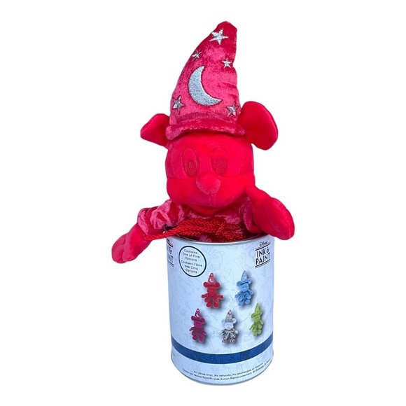 Disney Ink and Paint Red Sorcerer Mickey Mouse Plush - Picture 3 of 5